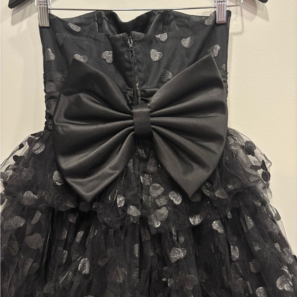 Betsey Johnson Black Evening Strapless Dress - Picture 9 of 13